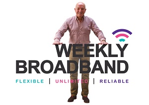 Weekly broadband for no credit check, no contract pay as you go broadband